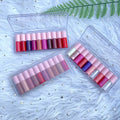 Private Label  Mini Liquid Lipstick Moisturizing Glossy Kit Lip Tint Plumping Lip Oil Cute Makeup Kit