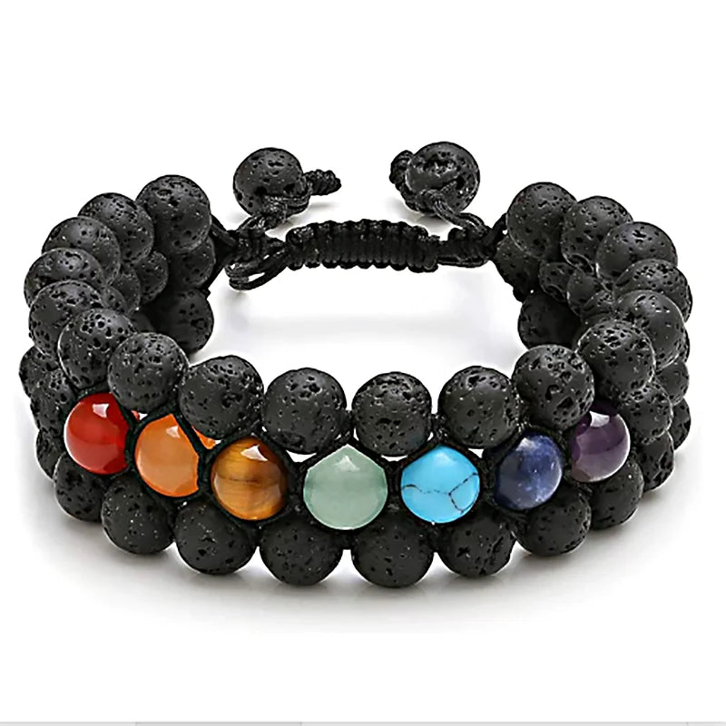 Factory Direct Adjustable Energy Healing for Bracelet Single Multi-layer Braided Natural Stone Beads Braided Bead Bracelet