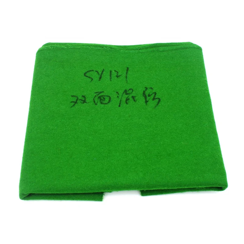 Factory Sell 1.55M Width Billiard Pool Snooker Table Woolen Cloth Felt  Double Side Blended Chemical Fiber Billiard Table Cloth