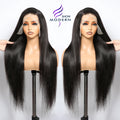 Real Human Hair Manufacturer 13*4 Transparent Lace Front Straight Raw Cambodian Com Human Hair Glueless Wig for Women