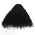Afro Kinky Bulk Human Hair Bundles 100% Indian Remy Virgin Hair No Tangle No Shedding Kinky Curly Weave Extensions for Black