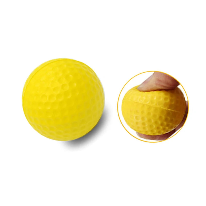 Beginner-Friendly Indoor Golf Practice Balls Soft PU Sponge Foam Training Aids with Durable Swing Safe for Practice