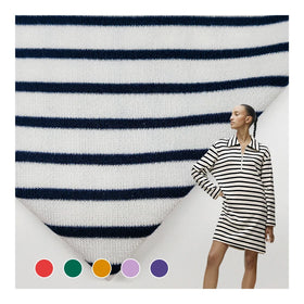 Fashion Stripe Scuba Fabric Polyester Material China Wholesale Rayon Stock Lot Pique Fabric for Sportswear/