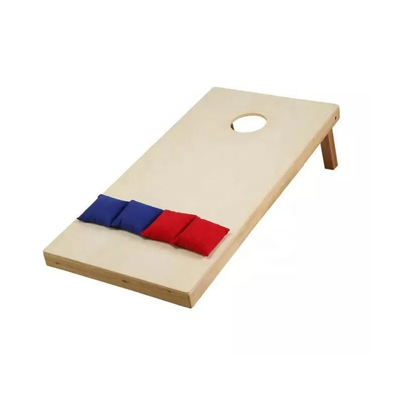 Factory Outdoor Sport Wood Cornhole Game Set Pine Wooden Sandbag Board with Nautical Style Polished Decoration/Souvenir/Model