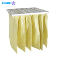 Customized Industrial Panel Air Pocket Filter Bag Coarse Spray Booth G3-F8 Activated Carbon Media New 99.9% Efficiency