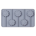 Eco-Friendly Stocked Candy Chocolate Lollipop Mold 5 Cavity Flower Silicone Cake Tools 20x10.8x1.2cm 51g OEM/ODM Brand Model MegaBDM