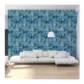 High Quality Waterproof 3D Blue Marble Vinyl Coated Wall Paper Rolls Home Living Room House Decoration PVC Wallpaper for Walls