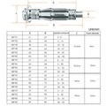 M4 M5 M6 M8 Home Improvement Metal Expansion Bolt for Gypsum Board Aircraft Tube Pipe-Hollow Wall Anchors and Plugs