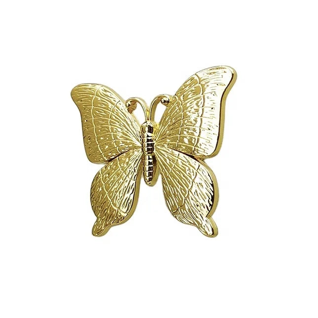 butterfly Zinc Alloy Cabinet Handle Knobs for Cupboard Drawer Dresser Wardrobe Mariposa Toma La Manija Y La Perilla Cnbongodecor