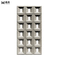 Cement Grey 3D PU Stone Veneer Wall Panel Artificial Stone Exterior Wall Decoration with Industrial Style for Culture Interior