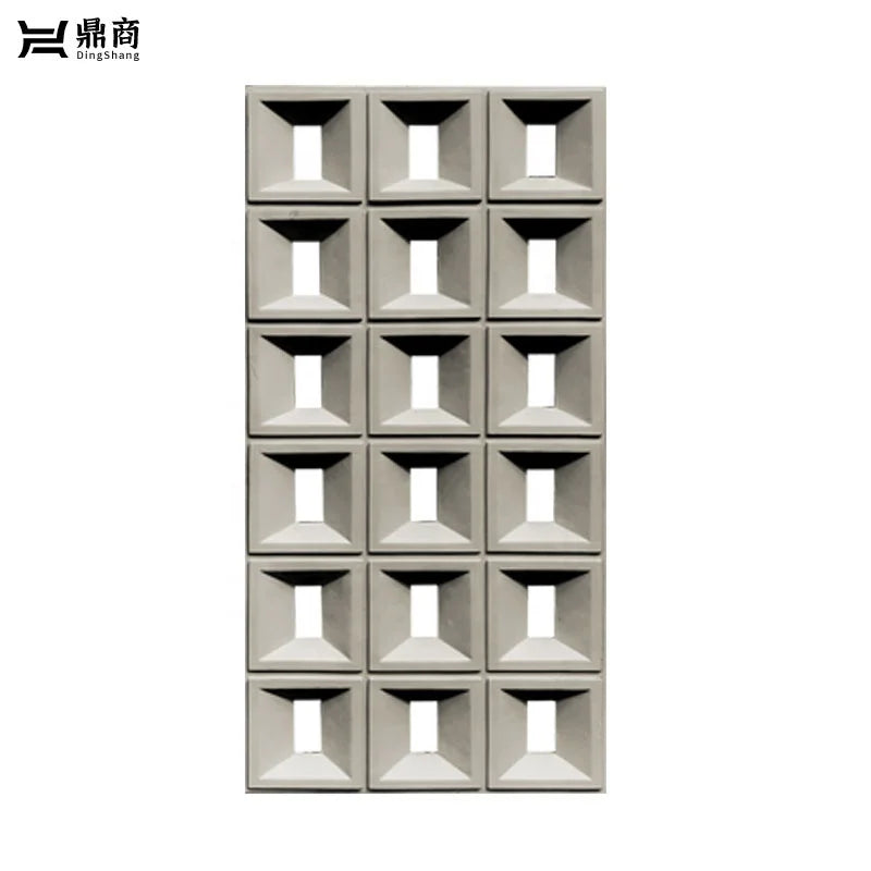Cement Grey 3D PU Stone Veneer Wall Panel Artificial Stone Exterior Wall Decoration with Industrial Style for Culture Interior