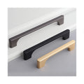 Modern Simple Style Furniture Cabinet Kitchen Long Brass Round Gold Cupboard Door Pull Handles Handle T Bar