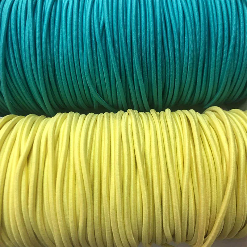 High Strong 3mm 4mm 5mm 6mm 8mm Fitness Elastic Cords Bungee Cord 12mm Rope Training Shock Cord for Garment Shoes