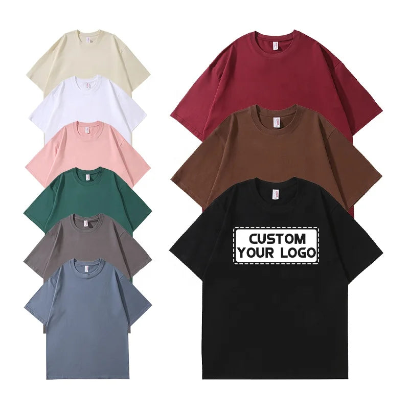 Hot Sell Pure Color Comfortable Men T-shirt Custom Logo T-shirt Wholesale 100% Cotton Oversize Men T-shirt