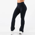 Custom Women Workout Flared Gym Leggings Butt Lifting Fitness Pant High Waist Wide Leg Women Yoga Leggings