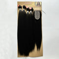 Soft Synthetic Hair Extension with Lace Closure Straight Hair