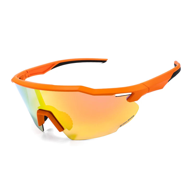 OEM Factory Sports Glasses Cycling Glasses Uv protection Photochromic Polarized with pink Blue Red Lens
