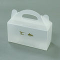 Custom clear PVC PET PP Sandwich Snack Plastic Packaging Box