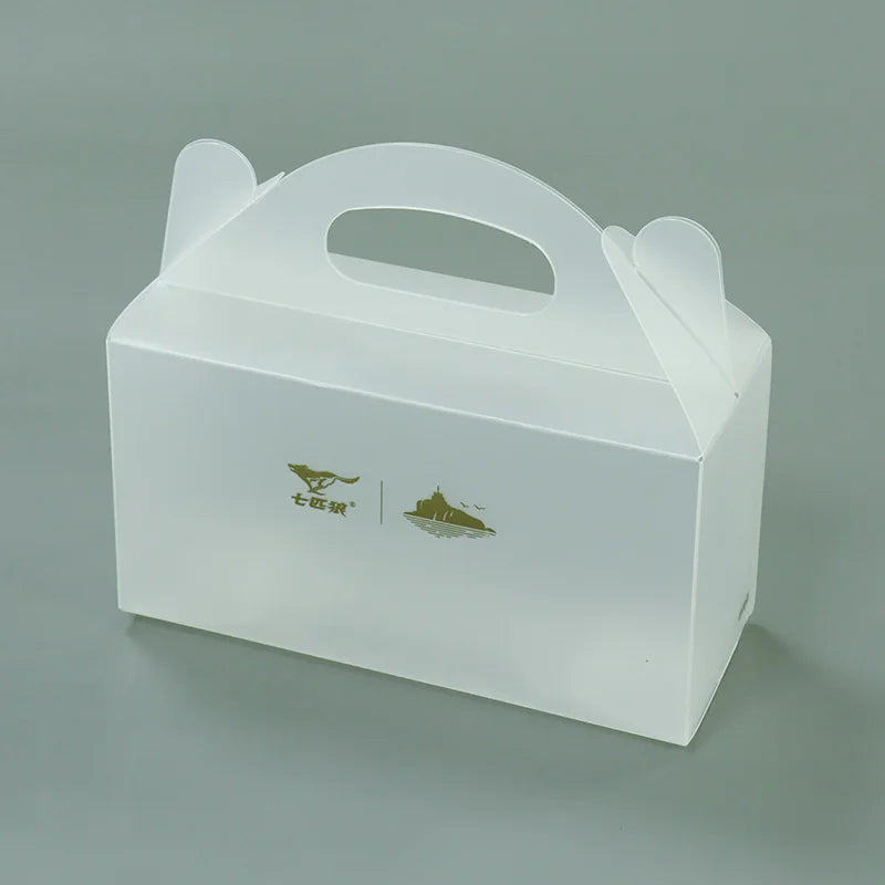 Custom clear PVC PET PP Sandwich Snack Plastic Packaging Box
