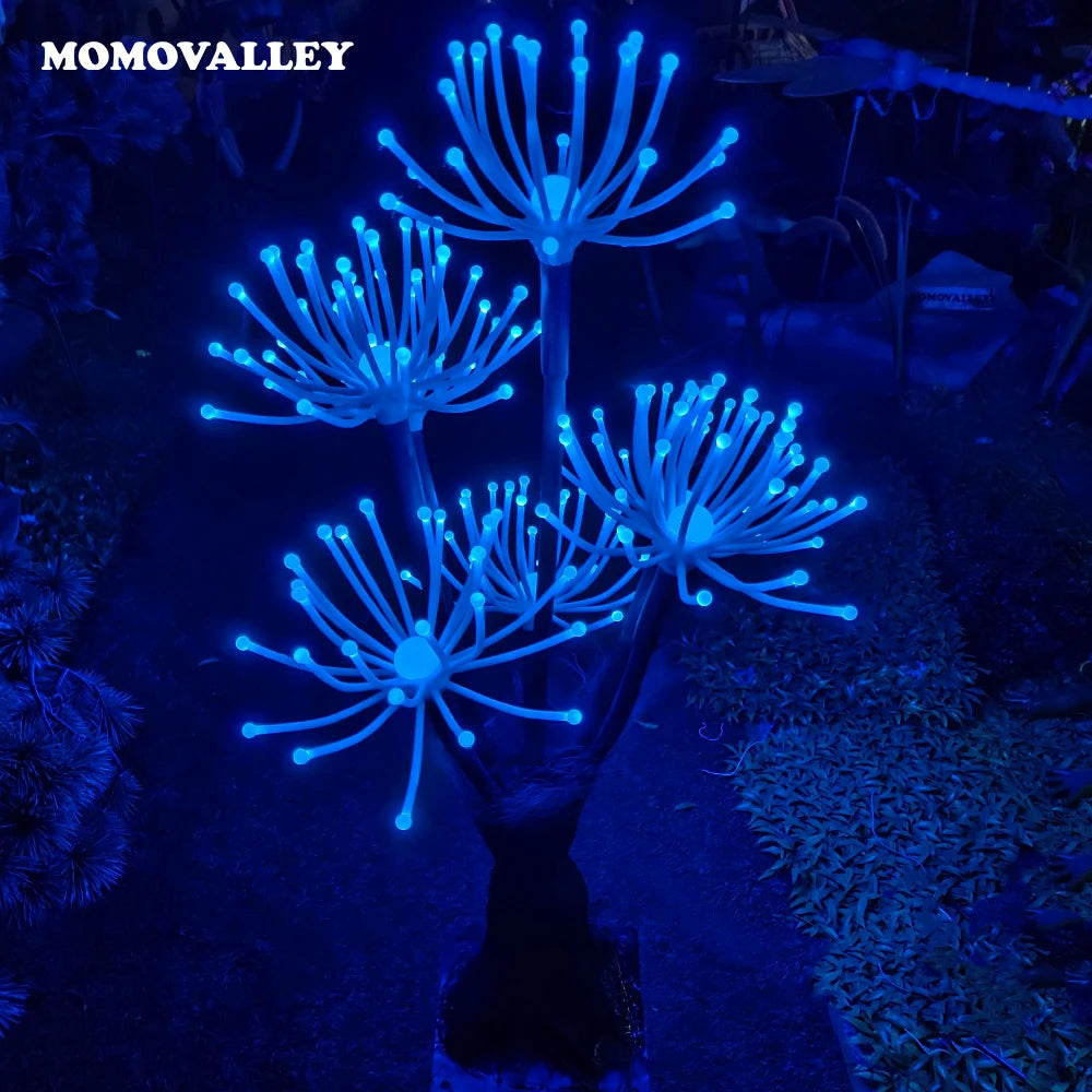Momovalley Dreamy Blue Nature LED Coral Flower Lamp Light Magical Lighting for Home Festival Garden Christmas Caf�� Decorations