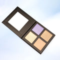 In-Stock Custom Color Highlighter Palette Fast Shipping DIY Blush Palette Waterproof Matte Highlighter Makeup Box Packaging