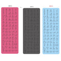 PU Rubber Instructional Yoga Mat