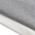 Eco Friendly Organic Combed 95% Cotton 5% Spandex Weft Knitted Terry Fabric Yarn Dyed Grey Color Medium Weight for Girls Apparel