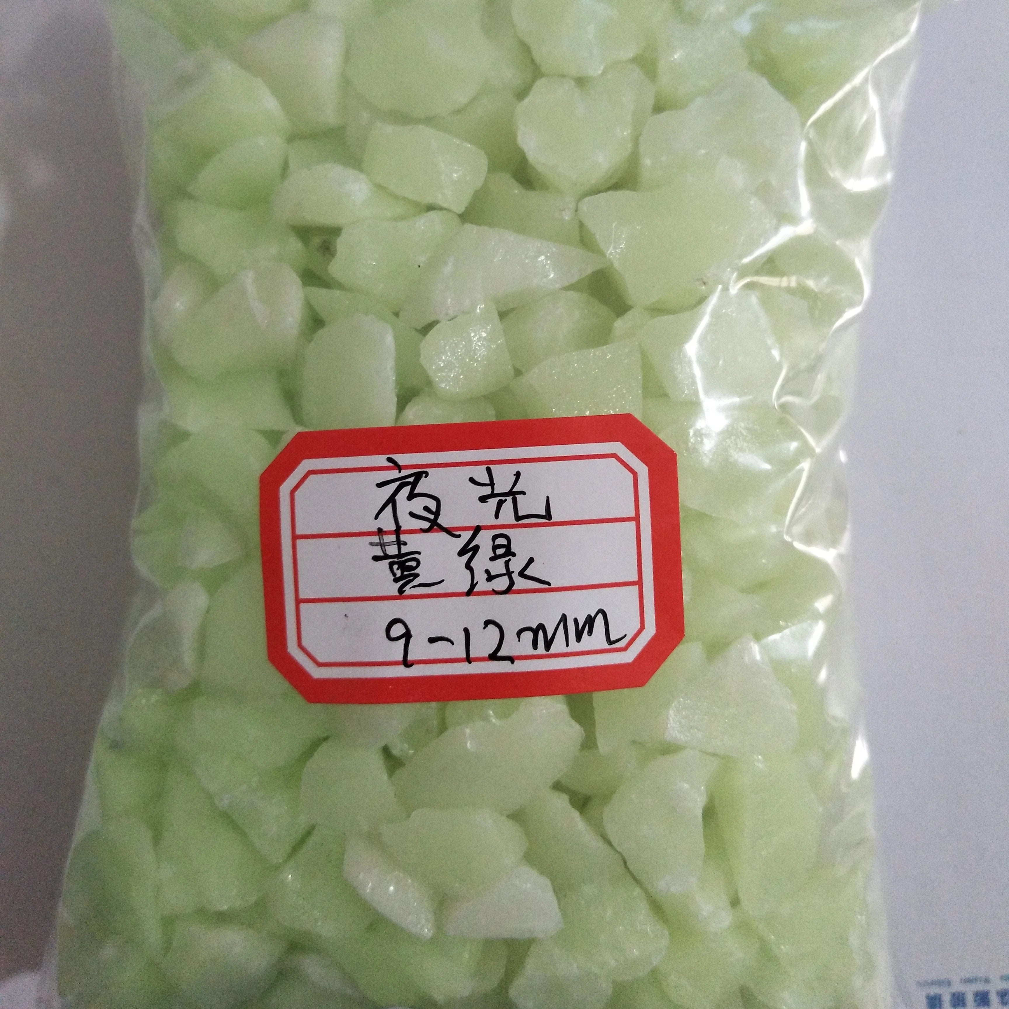 Garden Decorative Glow in the Dark Glass Rock Stone