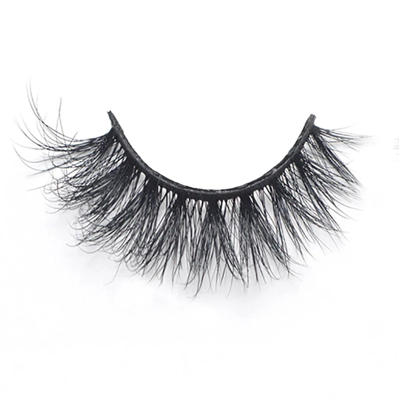 False Mink Eyelashes Private Label Custom False Eyelash Packaging Box 100% Handmade Mink Eyelashes