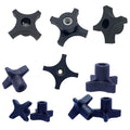 China Manufactured Custom Plastic Cross Knob Adjustable Household Accessories with Custom Size and Color