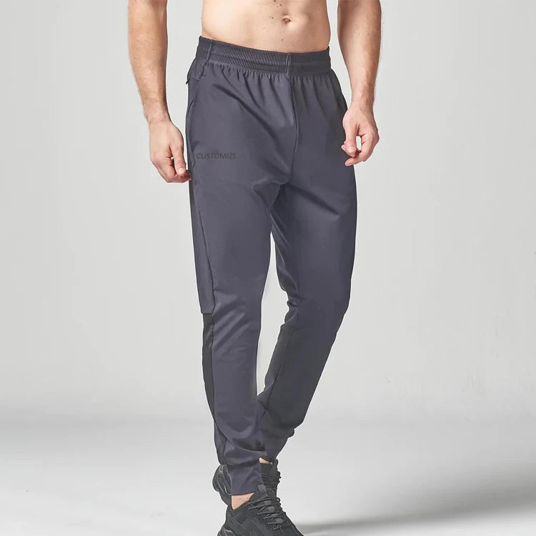 Wholesale Customize Logo Regular Fit Lightweight Elastic Waist Autumn Joggers Training Men Track Pants for GYM