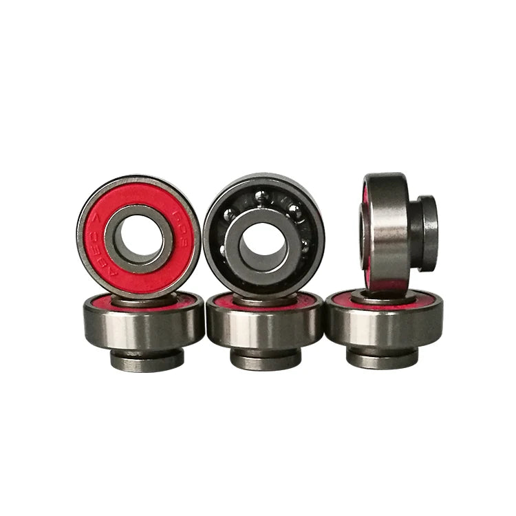 Pro Quality Built-in Longboard Bearing Built-in Spacer OEM 608 RS ZZ Chrome Steel ABEC-7 Precision Double Rocker Skateboard