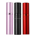 5ml Bottom Filling Mini Refillable Perfume Bottle Travel Aluminum Portable Pump Sprayer Gift Engraving