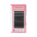 W Shape 4D Natural Eyelash Extensions Model Soft Volume Fan Lashes Dark Matte Volume Fan Eyelash Extensions Dark Matte Lashes