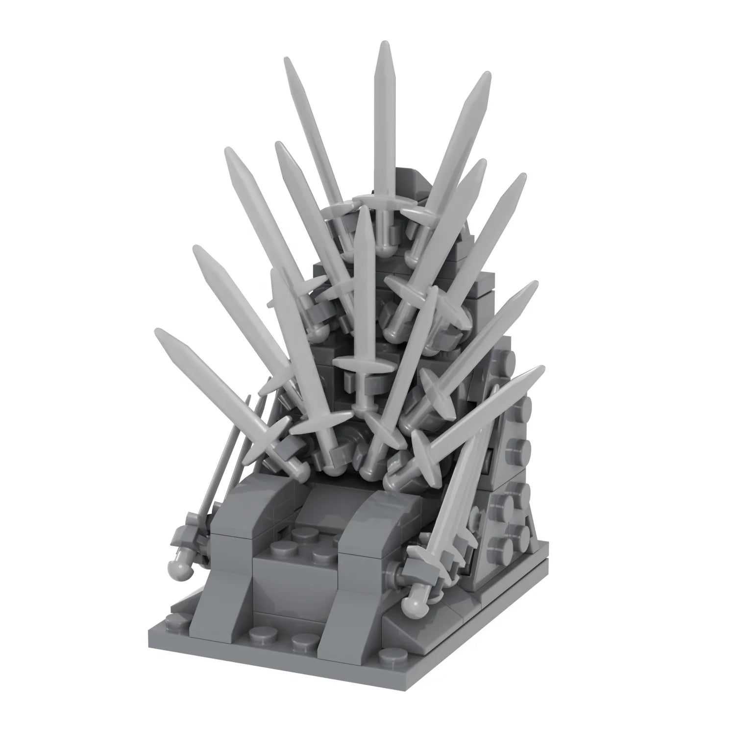 MOC1063  Building Bricks Game of Thrones  Iron Throne Seat Building Brick Set