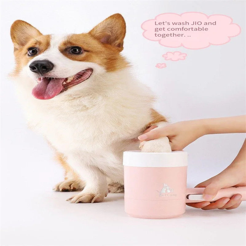 Automatic Rotary Dog Foot Cleaner Pet Foot Cleaner Dog Bath Cleaner Beauty Paws Foot Cleaner
