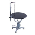 Shernbao FT-805 Round Hydraulic Table for Dogs and Cats Stainless Steel and Polyester Multifunctional & Foldable