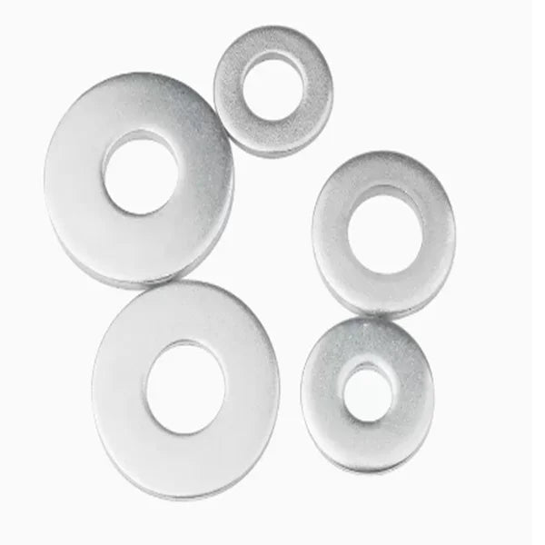Steel Zinc Plated Flat Washer Gasket Metal Washer Meson Increase the Screw Gasket M3M4M5M6M8M10M12-M30