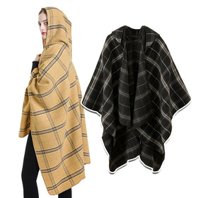 Factory LOGO Poncho Capes With Hood Pashmina Cardigans Blanket Shawls