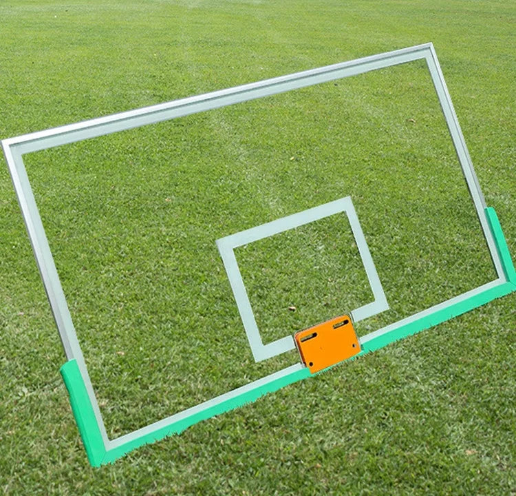 FIBA Standard Basketball Backboard Pe Tempered Glass Basketball Board 72 Inches 12mm Hoop Basketball Backboard