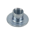 M6 M8 M10 Zinc Plated Steel Furniture Connector Flat Round Based T Weld Nut