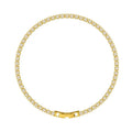 SC Fashion Sexy Gold Plated Zircon Choker Necklace Punk Girls Shiny Iced Out CZ Diamond Tennis Chain Necklace for Women