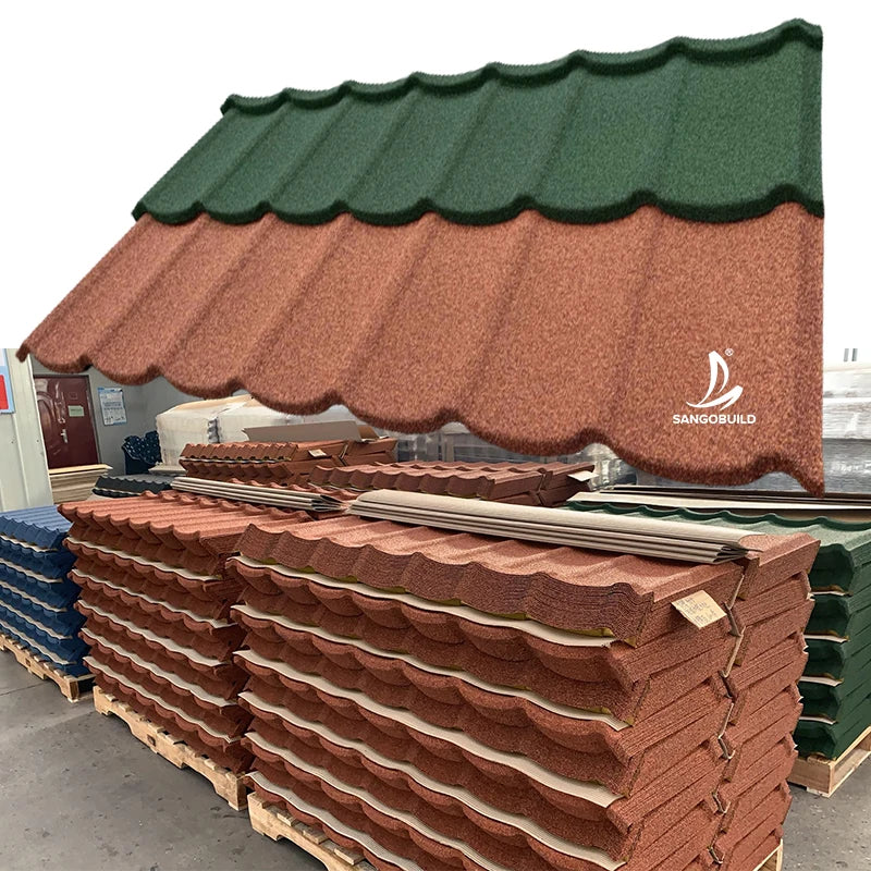 Todur Milano 100 Pieces Custom Alu-zinc Sheet Tiles Flat Shingle Roof Stone Coated Roofing Tile