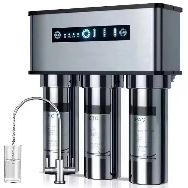 600GPD Tankless Under Sink 5 Stage RO Water Filter Home Drinking Purifier