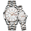 JSDUN8014 Factory Cheap Wholesale Japanese Movement Stainless Steel Couple Waterproof SAPPHIRE CRYSTA Automatic Mechanical Watch