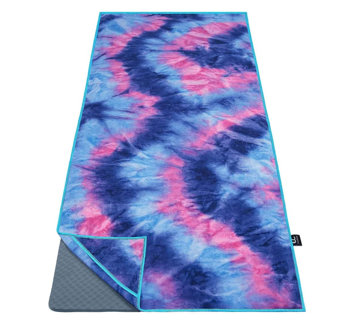 Yoga Towel with Anchor Fit Corners Non Slip 100% Microfiber Super Soft Sweat Absorbent yoga towel