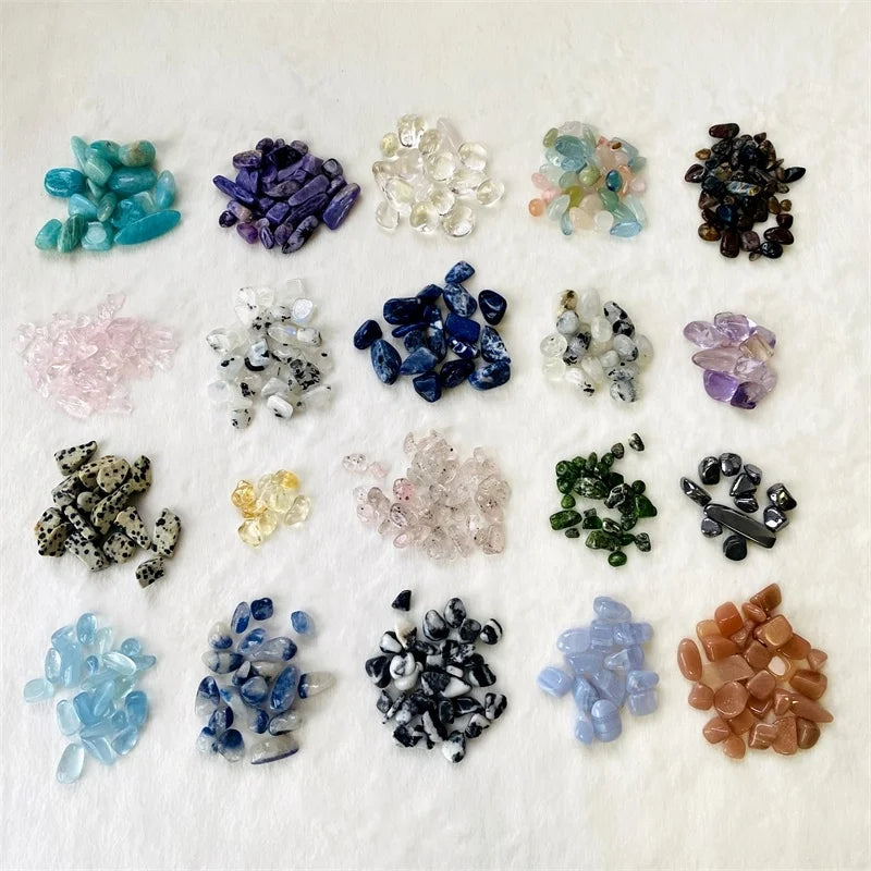 Wholesale Natural Polished mixed material Crystal Tumbled Stone Crystal Gravel For Healing Decoration