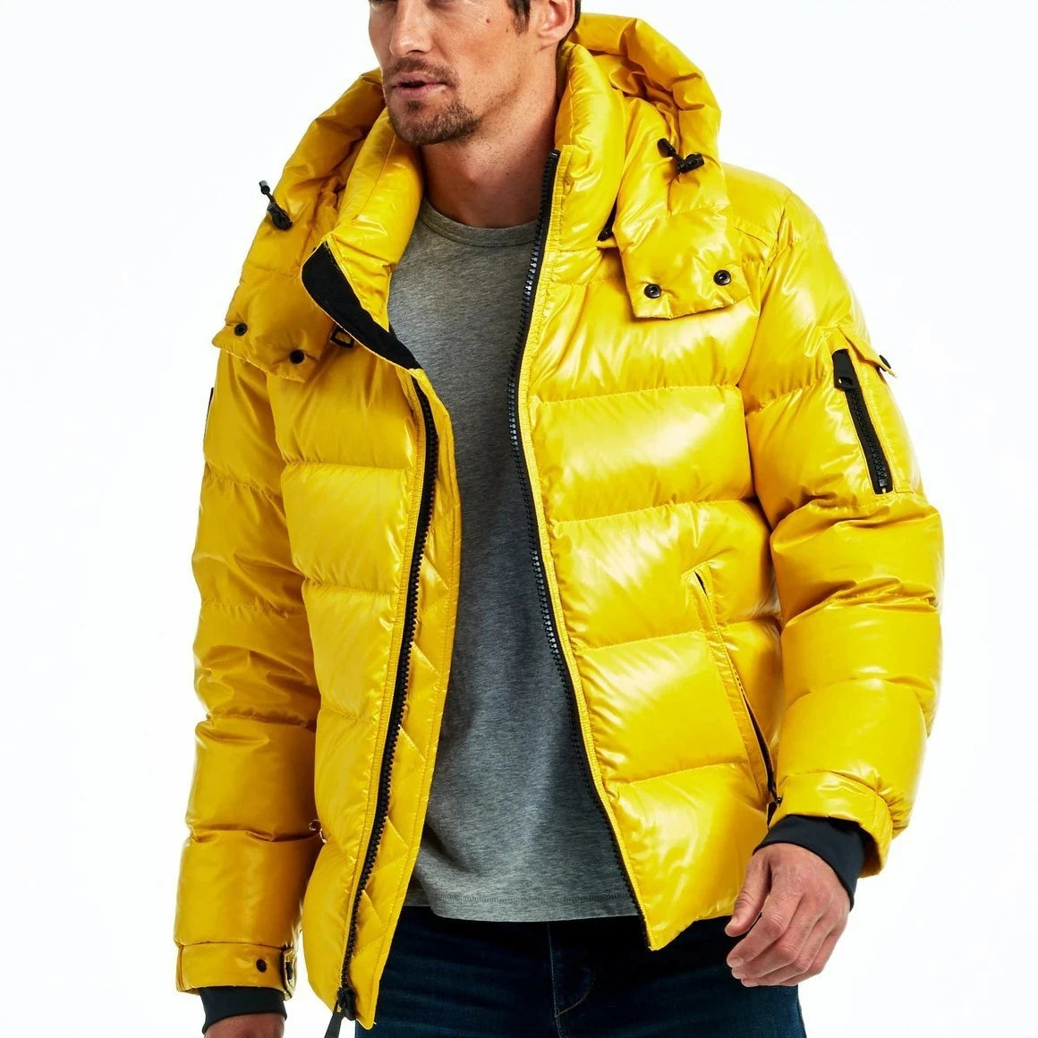 S-3XL Hooded Couple Short Warm Coat Solid Jacket Coat Out Door Warm Coat Men's Plus Size Plus Jacket Hoodies