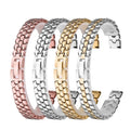 LAIHE Elegant Smart Chain Watch Strap Luxury Stainless Steel Bracelet De Montre for Ladies Woman