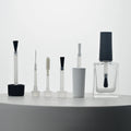 Customize White Black Transparent Handle Nail Polish Brush Gel Nail Polish Glue Brush for Nail Polish Bottle